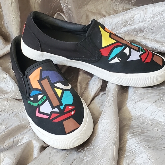 BUCKETFEET SLIP ON SNEAKERS SZ 7 - Picture 2 of 11